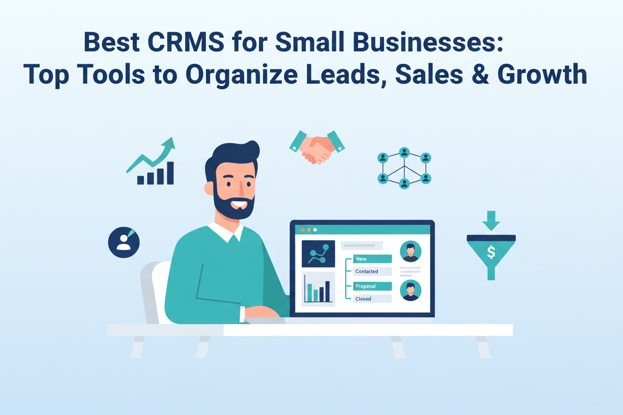 Best CRMs for Small Businesses: Top Tools to Organize Leads, Sales &amp; Growth